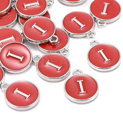 Platinum Plated Alloy Enamel Charms LS-X-ENAM-S118-03I-P-1