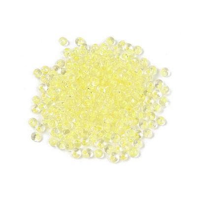 8/0 Inside Colours Transparent Glass Seed Beads SEED-T007-06C-1