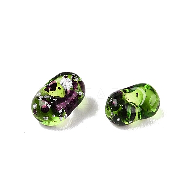Picasso Spray Painted Glass Seed Beads SEED-T006-04-18-1
