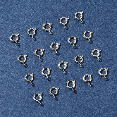 Brass Spring Ring Clasps KK-FS0001-50P-1