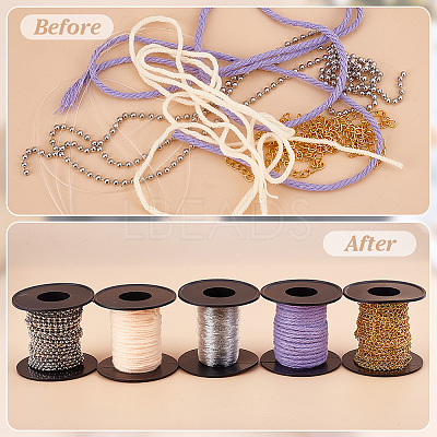 20Pcs Plastic Empty Spools for Wire KY-PH0002-09-1