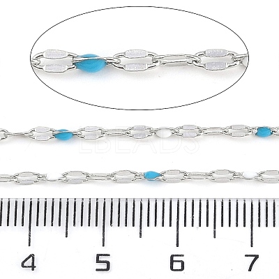 Brass Dapped Chains AJEW-Q153-03P-11-1