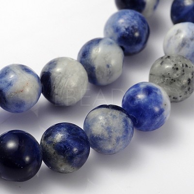 Natural Sodalite Beads Strand LS-GSR6mmC013-1