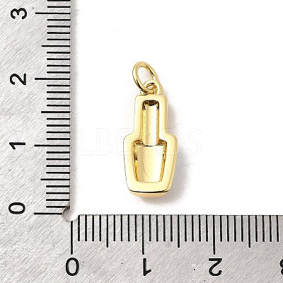 Brass Enamel Pendants KK-A268-03G-A02-1