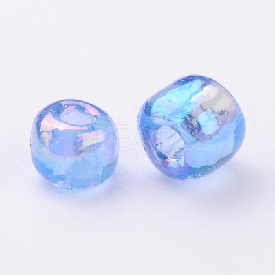 6/0 Round Glass Seed Beads SEED-US0003-4mm-166-1