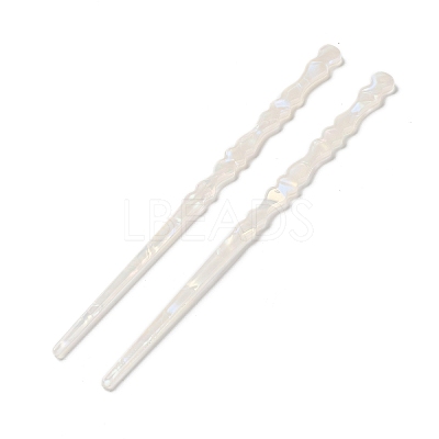 Opaque Acrylic Hair Sticks OHAR-C011-02C-1