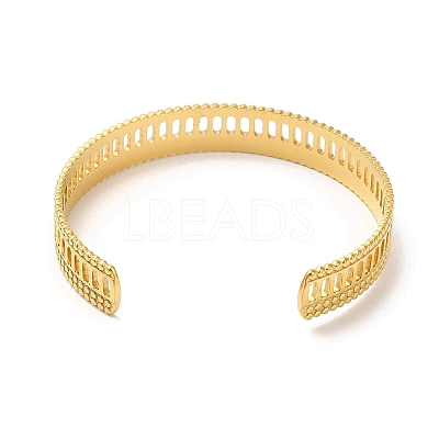 Ion Plating(IP) 304 Stainless Steel Bangles BJEW-L682-030G-1