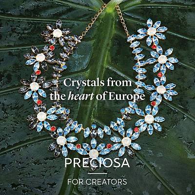 Preciosa&reg MAXIMA Crystal Round Stones Y-PRC-RBSS24-90300-1
