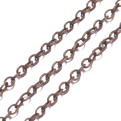 Brass Cable Chains CHC-034Y-R-NF-1