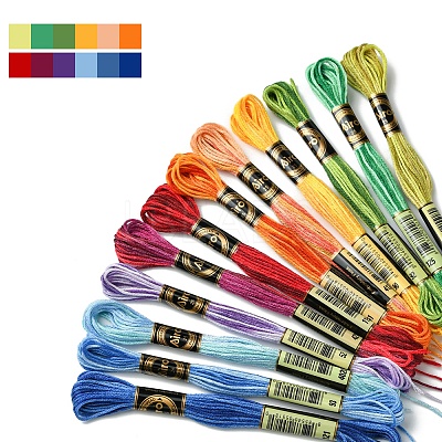 6-Ply Polyester Embroidery Floss OCOR-FZ0001-01A-1
