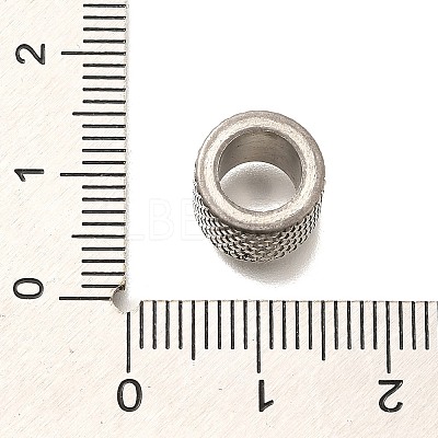 304 Stainless Steel European Beads STAS-R140-04P-02-1
