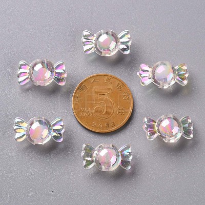 Transparent Acrylic Beads TACR-S152-03B-SS2112-1
