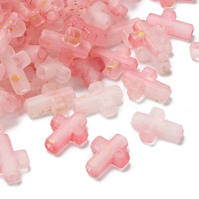 Gradient Color Transparent Acrylic Beads OACR-M023-03C-1