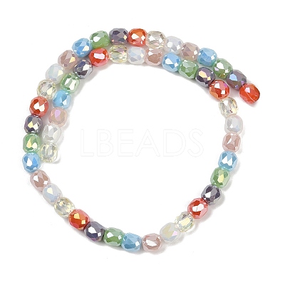 Electroplate Glass Beads Strands EGLA-G039-03A-02-1