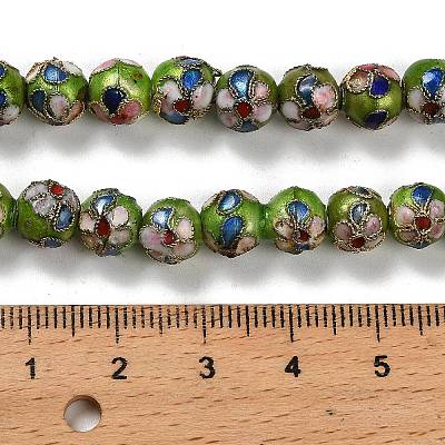 Handmade Cloisonne Beads CLB-O001-M10-03-1