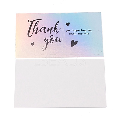 Laser Thank You Card X-DIY-A006-A01-1