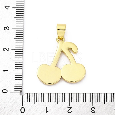 Brass Micro Pave Cubic Zirconia Pendants KK-U066-08G-1