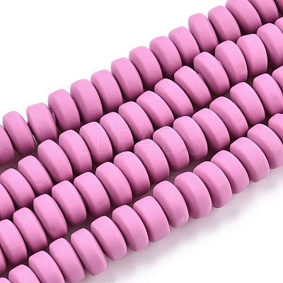 Handmade Polymer Clay Beads Strands CLAY-N008-008B-1
