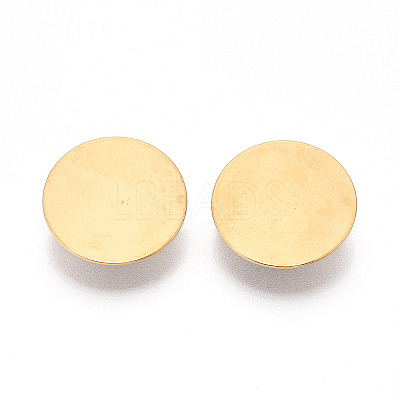 PVD Vacuum Plating 304 Stainless Steel Brooch Cabochon Settings STAS-E547-08I-G-1