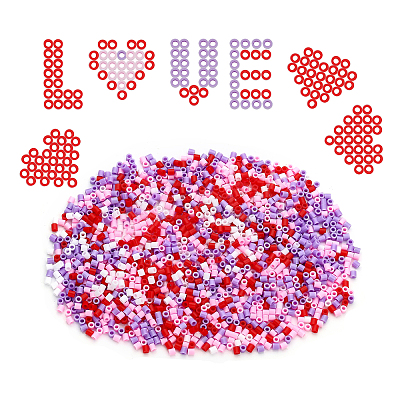 300G 4 Colors PE DIY Melty Beads Fuse Beads Refills DIY-CA0005-07-1
