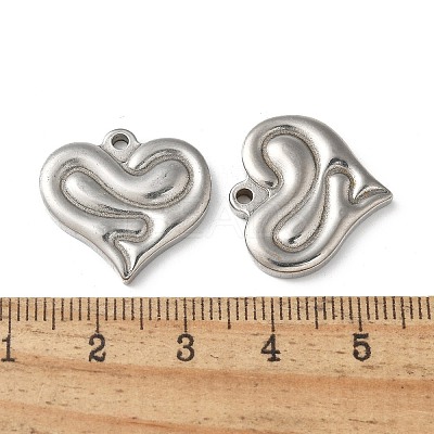 304 Stainless Steel Pendants STAS-I330-010P-1