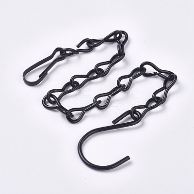 Iron Hanging Chains AJEW-WH0109-78-1