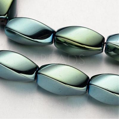 Electroplate Non-magnetic Synthetic Hematite Beads Strands G-F300-11B-1