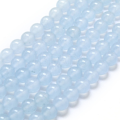 Natural Malaysia Jade Beads Strands G-L645-C01-4mm-01-1