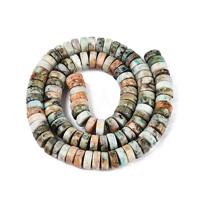 Natural Chrysocolla and Lapis Lazuli Beads Strands G-N367-03A-09-1