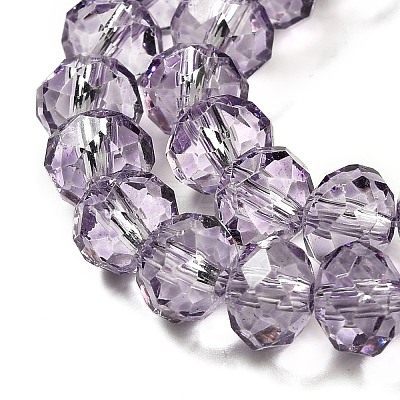 Transparent Baking Paint Glass Beads X1-DGLA-A034-T8mm-D07-1