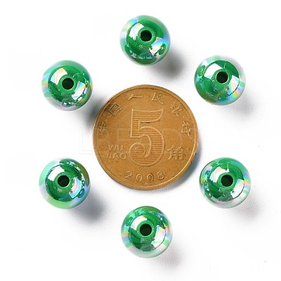 Opaque Acrylic Beads MACR-S370-D10mm-24-1