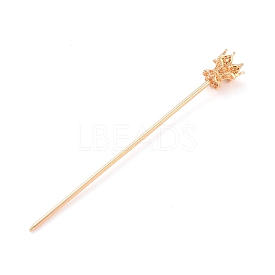 Alloy Hair Stick Findings FIND-O002-01KCG-1