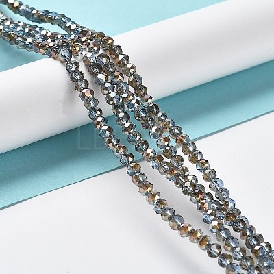 Electroplate Glass Beads Strands EGLA-A034-T6mm-J16-1