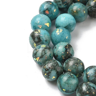 Dyed Natural Dolomite Beads Strands G-D337-8mm-D01-1
