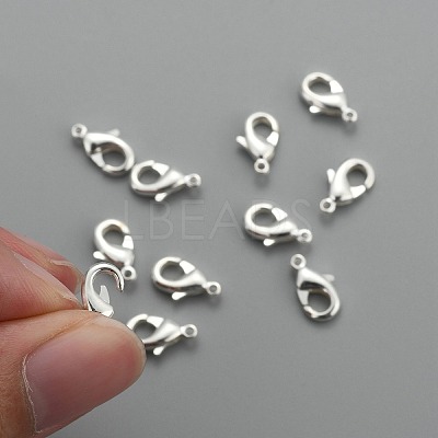 Brass Lobster Claw Clasps KK-901-S-1