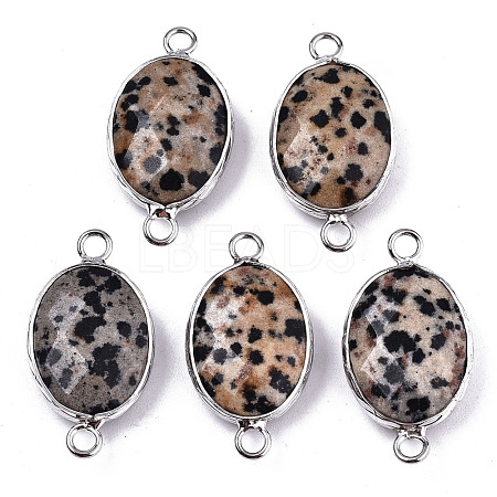 Natural Dalmatian Jasper Links/Connectors G-T131-102-16-1
