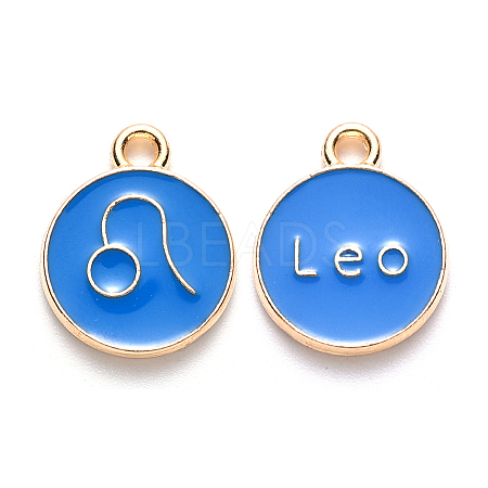 Alloy Enamel Pendants LS-X-ENAM-S124-01A-02G-1