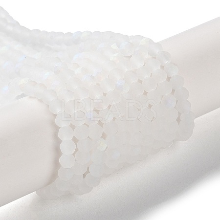 Transparent Glass Beads Strands EGLA-A044-T1mm-MB19-1