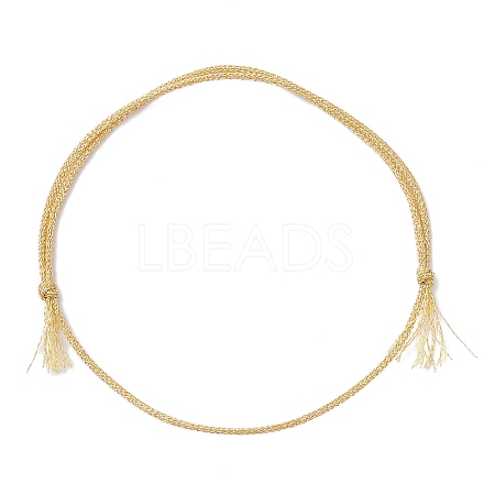 Polyester Braided Cord Bracelet Making AJEW-JB01375-01-1