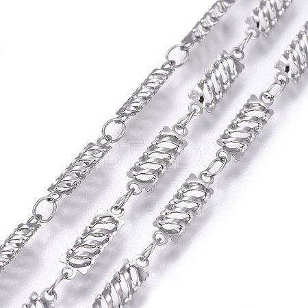 Tarnish Resistant 304 Stainless Steel Link Chains STAS-P219-57-1