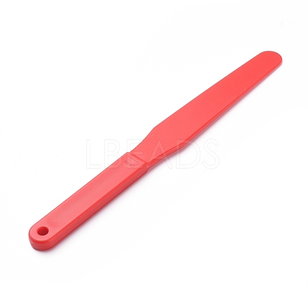 Plastic Oil Painting Scraper Knife AJEW-WH0104-38C-1