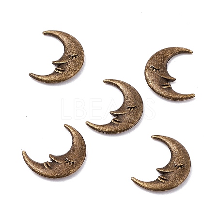 Zinc Alloy Cabochons PALLOY-WH0036-27AB-1