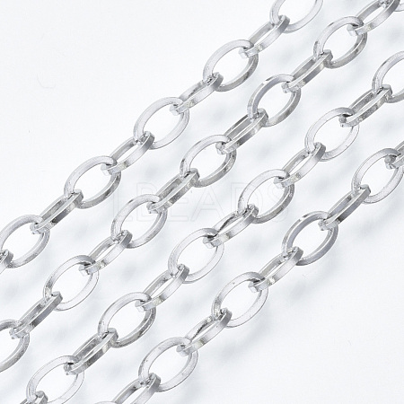Tarnish Resistant 304 Stainless Steel Chains CHS-S001-03C-P-1
