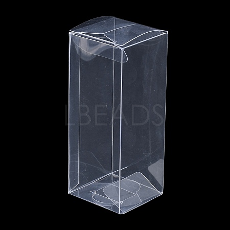 Rectangle Transparent Plastic PVC Box Gift Packaging CON-F013-01C-1