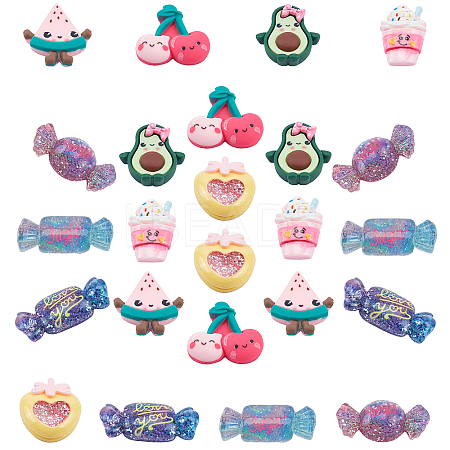 Resin Cabochons CRES-SC0001-59-1