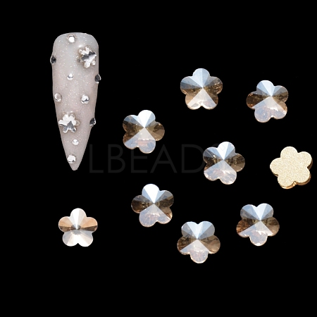 Flat Back Glass Rhinestone Cabochons MRMJ-Q072-39B-1