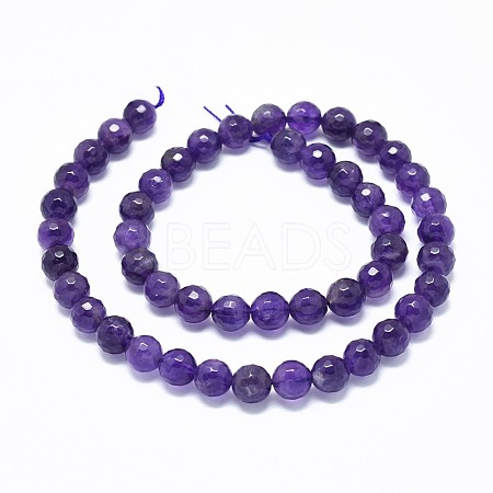 Natural Amethyst Beads Strands G-F632-23-02-1