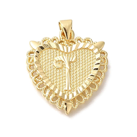 Rack Plating Brass Pendants KK-I722-09G-T-1