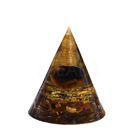 Orgonite Cone Resin Display Decorations PW-WG7B675-01-1