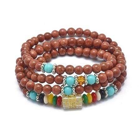 Buddhism Jewelry BJEW-G617-07A-01-1